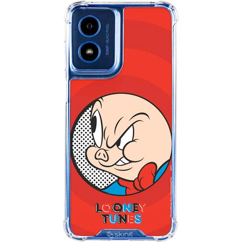 Looney Tunes Porky Pig Full Moto G 5G (2024) Clear Case